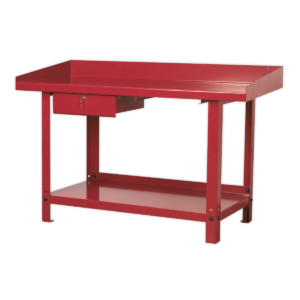 Steel Workbench with Drawer 1.5m