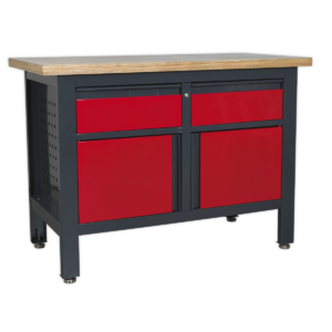 Workbench with 2 Drawers & 2 Cupboards