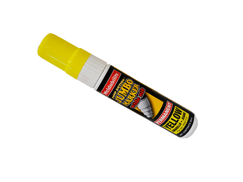 PUMP ACTION JUMBO MARKER YELLOW