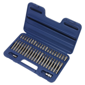 Premier TRX-Star*/Hex/Spline Bit Set 3/8" & 1/2"Sq Drive 42pc