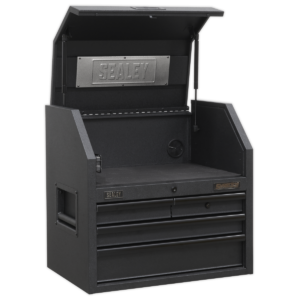 Superline PRO® Black Edition Topchest with 4 Soft Close Drawers & Power Bar 660mm