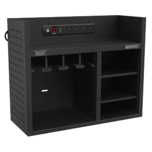 Superline PRO® Power Tool Storage Rack with Power Bar