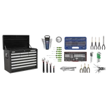 Superline PRO® Topchest 10 Drawer with 140pc Tool Kit - Black