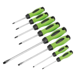 Premier Screwdriver Set 8pc - Hi-Vis Green