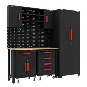 American PRO® Complete Garage Storage System with 2 Mobile Trolleys