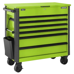Tool Trolley 6 Drawer - Green