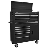 American Pro American PRO® Topchest & Rollcab Combination 15 Drawer - Black
