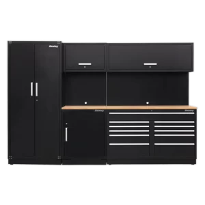 Premier™ Storage System with Hardwood Worktop 3.26m