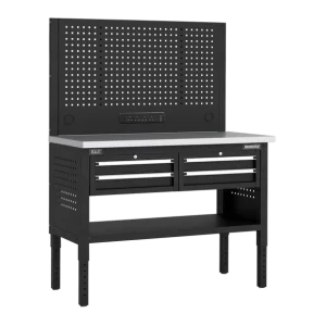 Superline PRO® Modular Workbench with 4 Drawers Stainless Steel Worktop 1265mm
