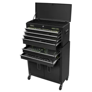 Topchest & Rollcab Combination 6 Drawer with 247pc Tool Kit