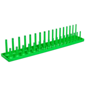 Premier Socket Holder 1/2"Sq Drive 10-27mm - Hi-Vis Green