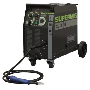 Professional Gas/Gasless MIG Welder with Binzel® Euro Torch 200A 230V