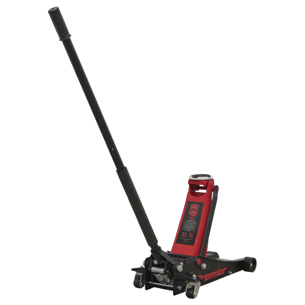 Premier Low Profile Trolley Jack with Rocket Lift 2.5 Tonne