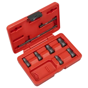 Flip Socket Set 1/4"Sq Drive 12-Point 8pc