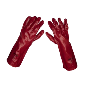 Worksafe® PVC Gauntlets 450mm, Red - Pair