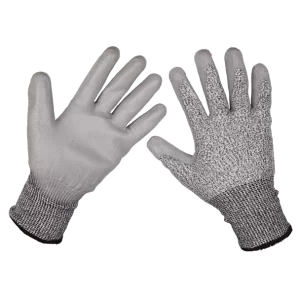 Worksafe® Anti-Cut PU Gloves (Cut Level C), Large - Pair