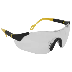 Worksafe® Sports Style Clear Safety Glasses with Adjustable Arms