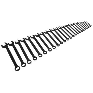Premier Black Combination Spanner Set 25pc