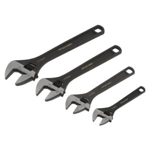 Premier Adjustable Wrench Set 4pc