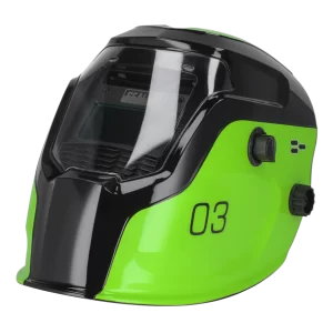 Auto Darkening Welding Helmet Shade 9-13 - Green