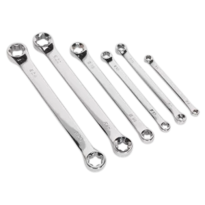 Siegen TRX-Star* Double End Spanner Set 6pc