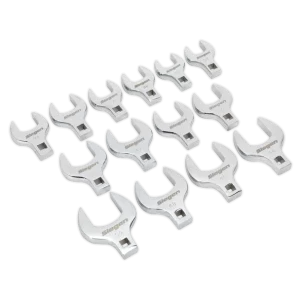 Siegen Crow's Foot Open End Spanner Set 1/2"Sq Drive 14pc