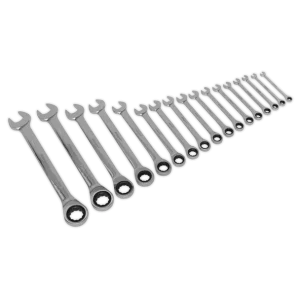 Siegen Combination Ratchet Spanner Set 17pc