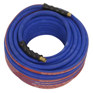 Extra-Heavy-Duty Air Hose with 1/4"BSP Unions 30m x 8mm